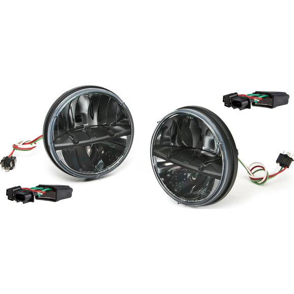 Truck-Lite 7" Round LED Headlight Kit with PWM Adaptors by Rigid Industries Truck-Lite 55000 7" Round LED Headlight Kit with PWM Adaptors by Rigid Industries for 07-18 Jeep Wrangler JK