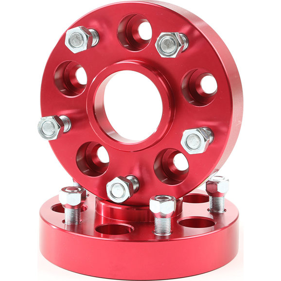 Alloy USA 11311 1.25" Wheel Adapters for Jeeps Changing bolt pattern from 5x4.5" to 5x5" Quadratec