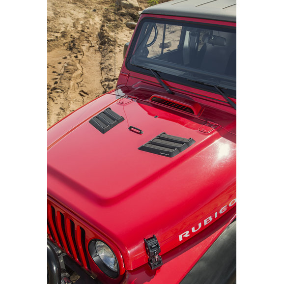 Rugged Ridge 17759.09 Performance Hood Vents for 9718 Jeep Wrangler TJ