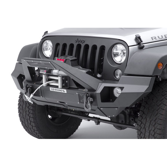 Jeep Wrangler Rhino >> Go Rhino 230120103T Front Bumper with Full End Caps and Trailline Light Mount Bar for 07-18 Jeep ... Jeep Wrangler Rhino >> Go Rhino 230120103T Front Bumper with Full End Caps and Trailline Light Mount Bar for 07-18 Jeep ...