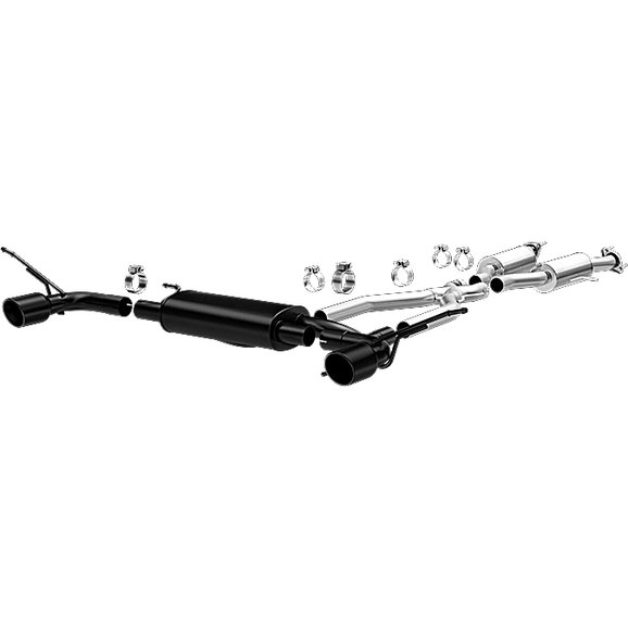 Magnaflow Street Series Black Coated Stainless Steel Dual Exit Catback Exhaust System Magnaflow 19216 Street Series Black Coated Stainless Steel Dual Exit Catback Exhaust System for 11-20 Jeep Grand Cherokee WK2 with 3.6L & 5.7L