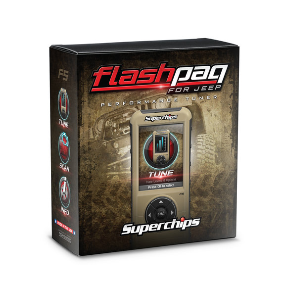 【未使用】Superchips Flashcal for Jeep Amazon.com: SUPERCHIPS FLASHCAL F5 IN-CAB TUNER,GASOLINE