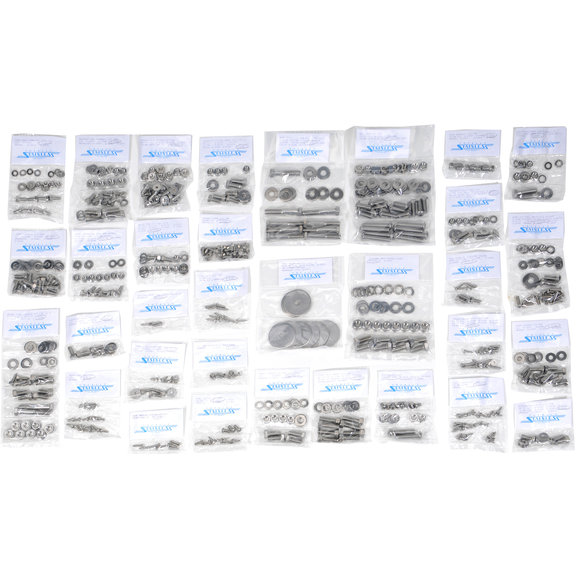 Totally Stainless Body Hardware Kit Totally Stainless 6-2481 Body Hardware Kit for 76-83 Jeep CJ-5