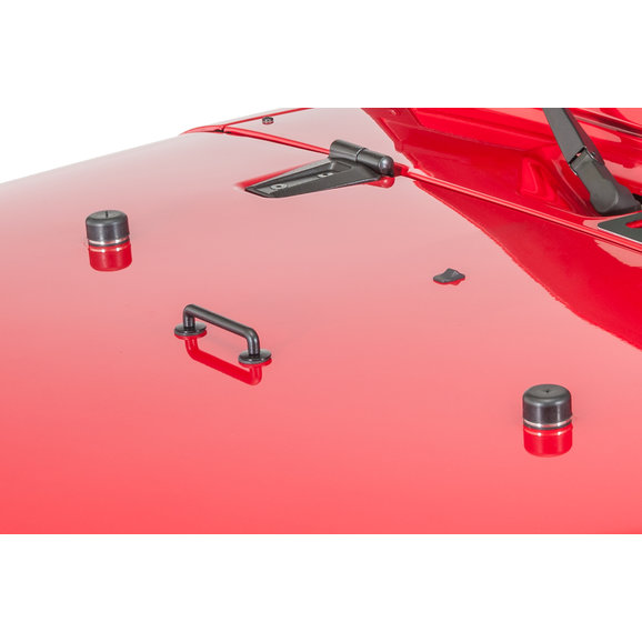 Kentrol Hood Bumpers Kentrol 30506 Hood Bumpers for 97-18 Jeep Wrangler TJ and JK