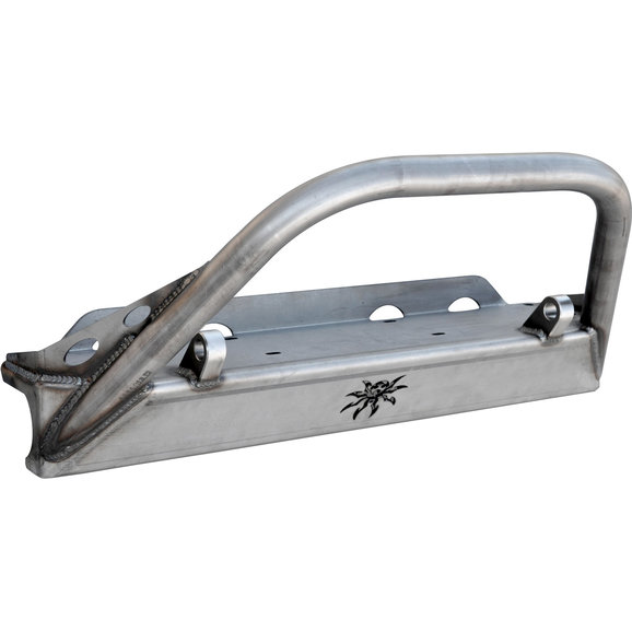 Poison Spyder BFH Brawler Front Bumper with Shackle Tabs Poison Spyder 13-16-020-DB BFH Brawler Front Bumper with Shackle Tabs for 87-95 Jeep Wrangler YJ