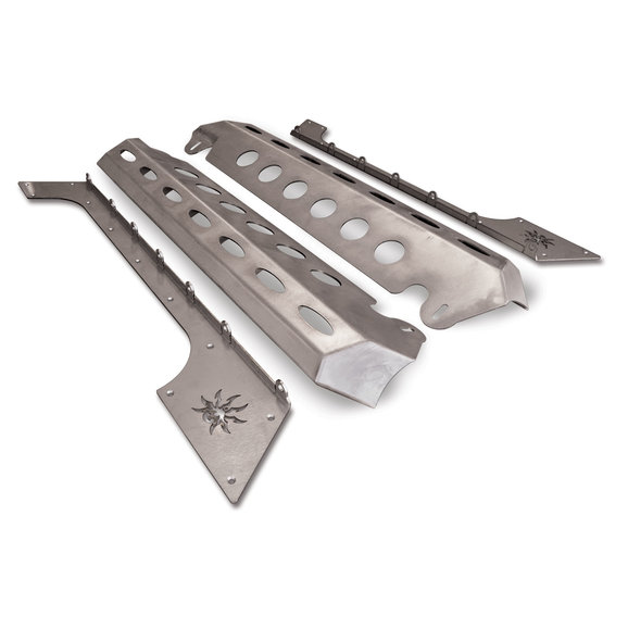 Poison Spyder Steel Brawler Rocker Poison Spyder 17-08-200 Steel Brawler Rocker for 07-18 Jeep Wrangler JK 2 Door