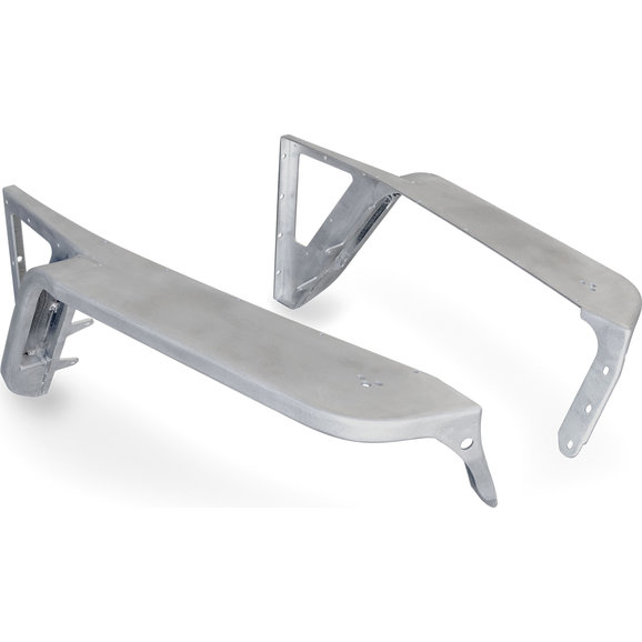 Poison Spyder 3" Tapered Front DeFenders Flares in Bare Steel Poison Spyder 14-02-040 3" Tapered Front DeFenders Flares in Bare Steel for 97-06 Jeep Wrangler TJ & Unlimited