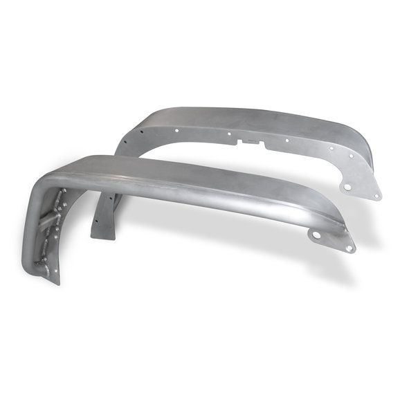 Poison Spyder Narrow Width Aluminum Front Crusher Flares Poison Spyder 17-03-031-ALUM Narrow Width Aluminum Front Crusher Flares for 07-18 Jeep Wrangler JK