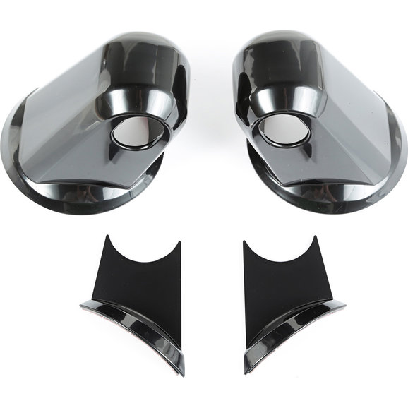 Rugged Ridge Paintable Mirror Arm Covers Rugged Ridge 13311.05 Paintable Mirror Arm Covers for 07-18 Jeep Wrangler JK