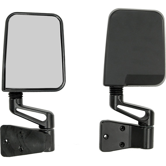OMIX Door Mirror Kit in Black OMIX 11002.03 Door Mirror Kit in Black for 87-02 Jeep Wrangler YJ & TJ