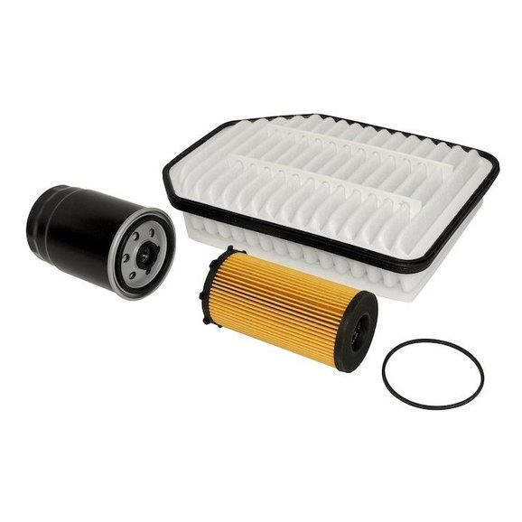 Crown Automotive Master Filter Kit Crown Automotive MFK1 Master Filter Kit for 07-18 Jeep Wrangler JK with 2.8L Diesel Motor