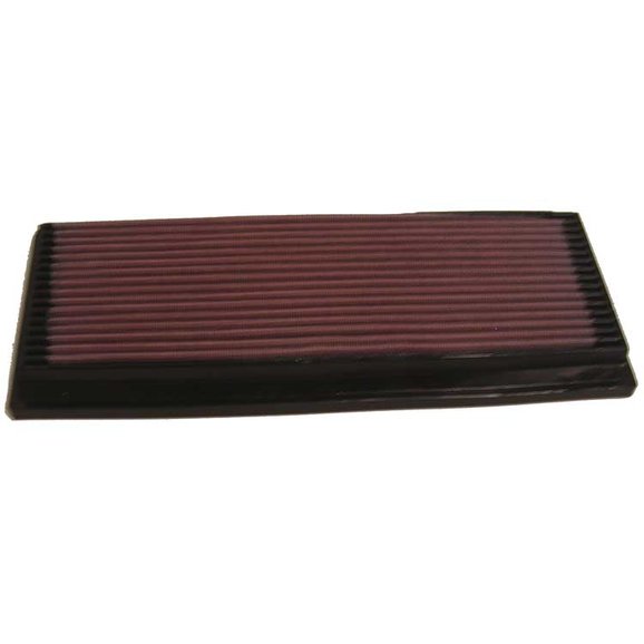 K&N 33-2046 Replacement Air Filter for 87-95 Jeep Wrangler YJ with  I-4  &  I-6 Engines & 1986 Jeep Cherokee XJ with  I-4 Engine | Quadratec