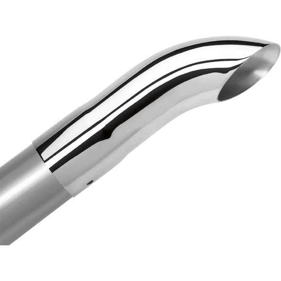 Borla Single Round Turndown Polished Tip Borla 20108 Single Round Turndown Polished Tip