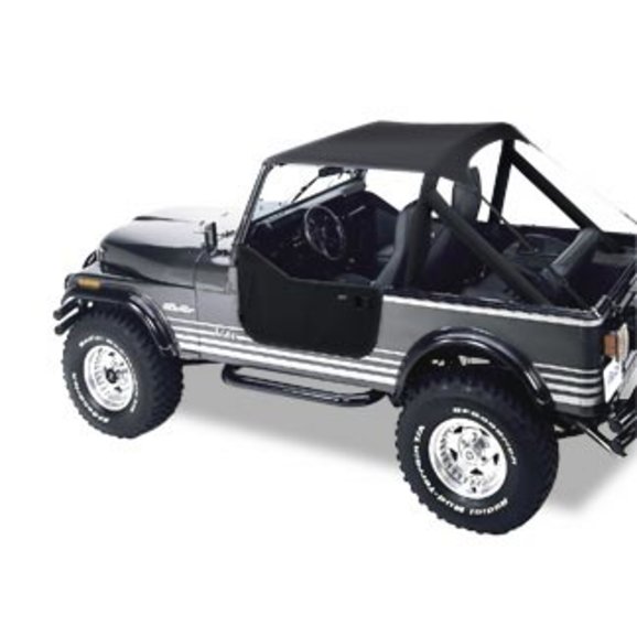 Bestop Traditional Bikini Tops for 7691 Jeep CJ7, CJ8 Scrambler