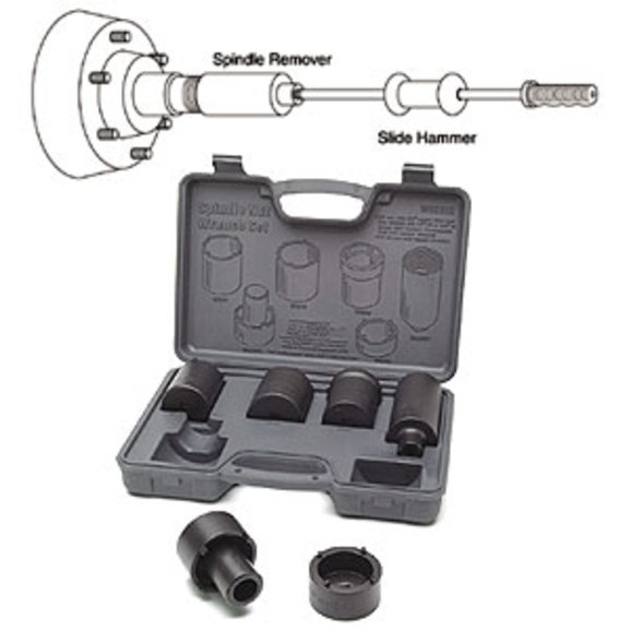 Performance Tool Performance Tool 6PC Spindle Nut Wrench Set & Case