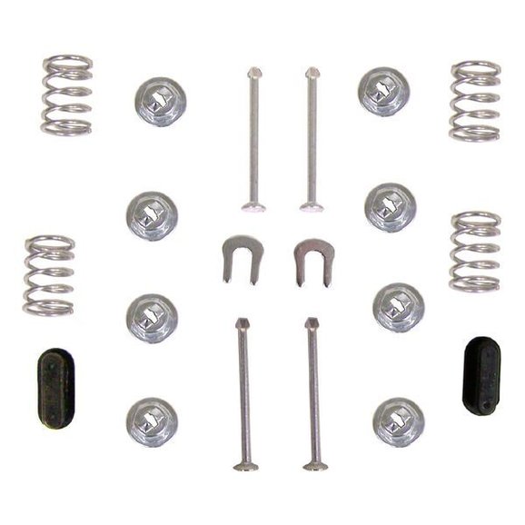 Crown Automotive Brake Shoe Hold Down Kit Crown Automotive J0937952 Brake Shoe Hold Down Kit for 69-78 Jeep CJ-5, 69-75 CJ-6&344; 72-73 Commando & 64-73 SJ & J Series with 11" Drum Brakes