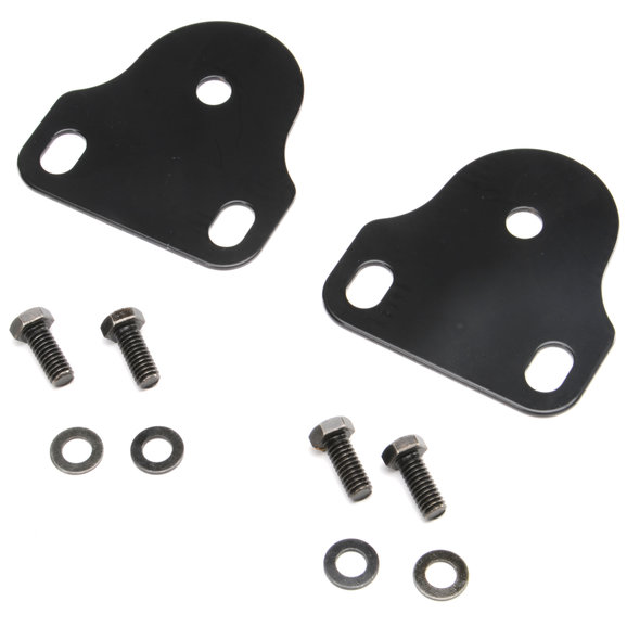 OMIX 11208.01 Interior Black Stainless Windshield Brackets for 7695