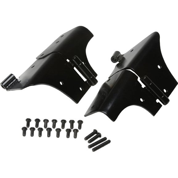 Kentrol Stainless Steel Windshield Hinge Set Kentrol Stainless Steel Windshield Hinge Set for 97-06 Jeep Wrangler TJ & Unlimited