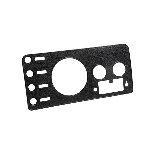 Crown Automotive Gauge Cover Crown Automotive J5457117 Gauge Cover for 76-86 Jeep CJ Series with Factory Style Radio