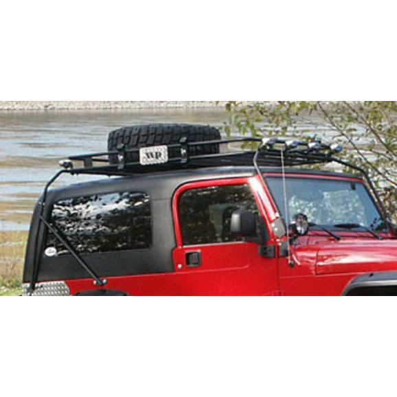 Warrior Products 849 Safari Sports Rack for 76-95 Jeep CJ-7 & Wrangler YJ |  Quadratec