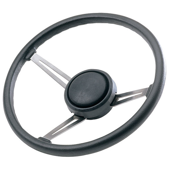 OMIX OE Vinyl Grip Steering Wheel Kit OMIX OE Vinyl Grip Steering Wheel Kit for 76-95 Jeep CJ & Wrangler YJ