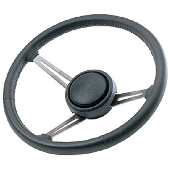 OMIX OE Leather Grip Steering Wheel Kit OMIX OE Leather Grip Steering Wheel Kit for 76-95 Jeep CJ & Wrangler YJ