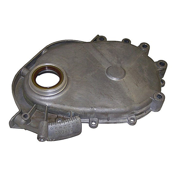 Crown Automotive Timing Cover Crown Automotive 53020233 Timing Cover for 72-90 Jeep Vehicles with 4.2L Engine, 87-92 with 4.0L Engine & 83-93 with 2.5L Engine