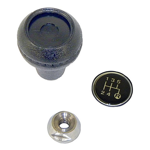 Crown Automotive Shift Knob Kit  Crown Automotive 3241073K Shift Knob Kit  for 82-86 Jeep CJ and 82-86 Cherokee XJ, SJ & J-Series with T-5 Transmission