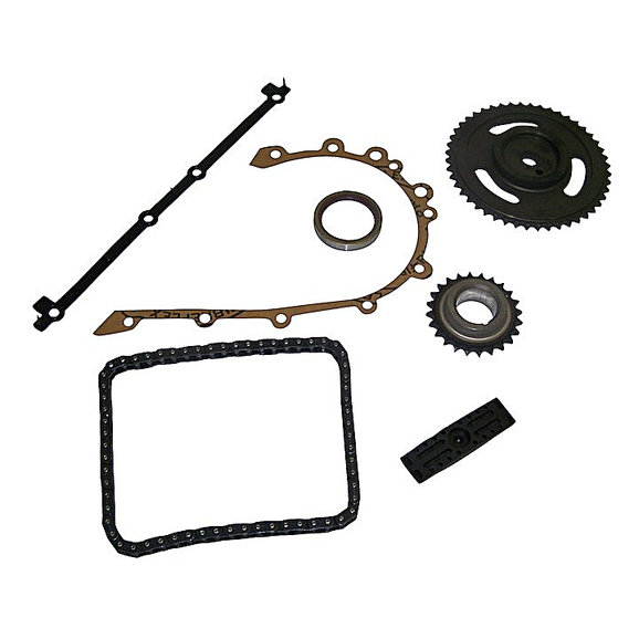 Crown Automotive Timing Chain Kit  Crown Automotive 3242300K Timing Chain Kit  for 87-02 Jeep Wrangler YJ & TJ and 84-00 Cherokee XJ & Comanche MJ with 2.5L Engine