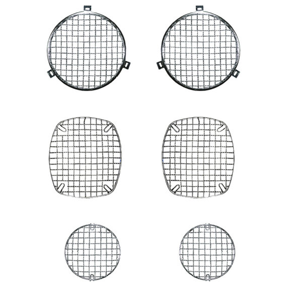 Crown Automotive Mesh Light Guard Set Crown Automotive Mesh Light Guard Set for 76-86 Jeep CJ-5, CJ-7 & CJ-8 Scrambler