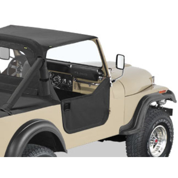 Bestop Soft Lower Half Doors for 87-95 Jeep Wrangler YJ | Quadratec