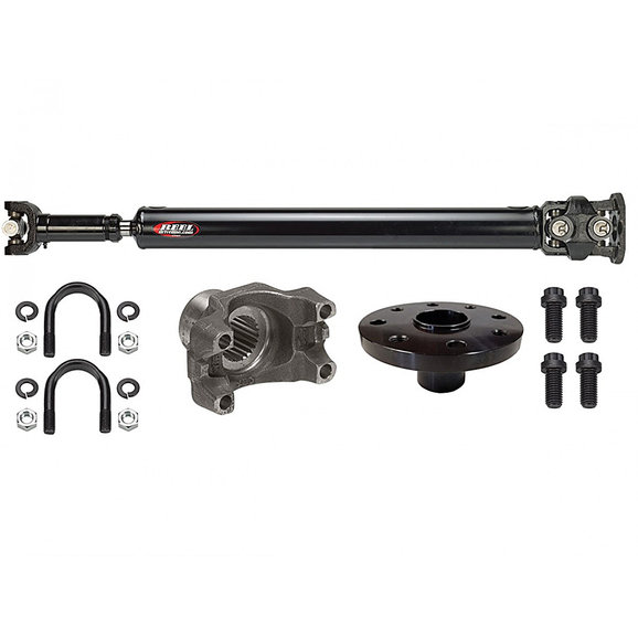 J.E. Reel Heavy Duty 1350 Rear Driveshaft J.E. Reel 35JK-2R-BFGD Heavy Duty 1350 Rear Driveshaft for 07-11 Jeep Wrangler JK 2 Door with Automatic Transmission