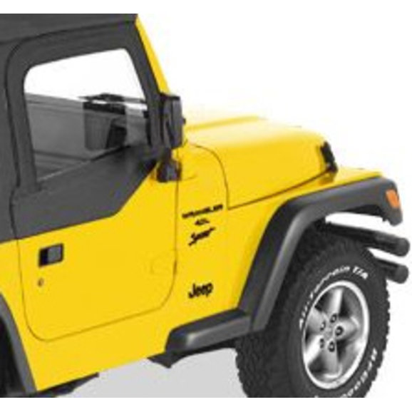 Bestop Fabric Replacement Upper Door Skins for 97-06 Jeep Wrangler TJ &  Unlimited | Quadratec