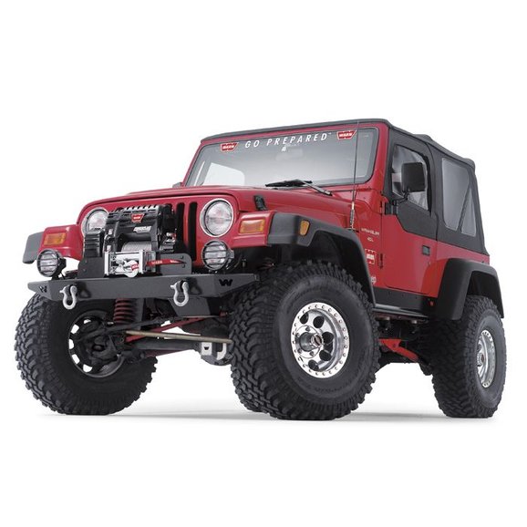 WARN 61853 Rock Crawler Front Bumper for 97-06 Jeep Wrangler TJ & Unlimited | Quadratec WARN 61853 Rock Crawler Front Bumper for 97-06 Jeep Wrangler TJ & Unlimited | Quadratec