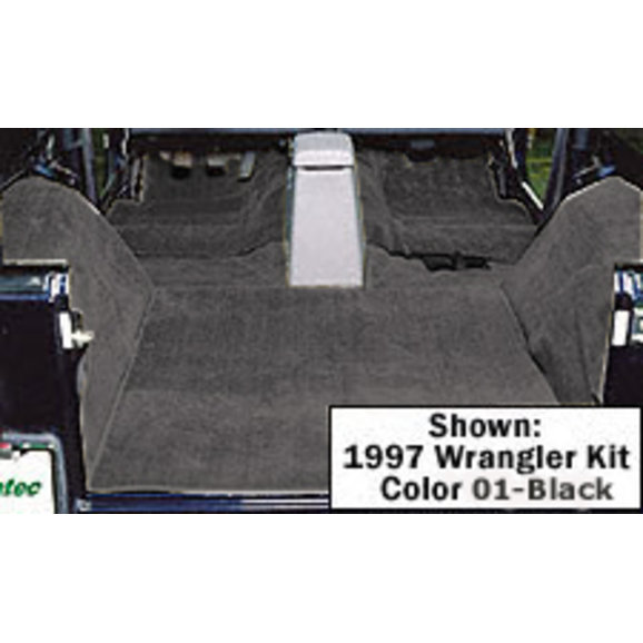 Seatz Manufacturing Deluxe Carpet Set for 97-06 Jeep Wrangler TJ | Quadratec