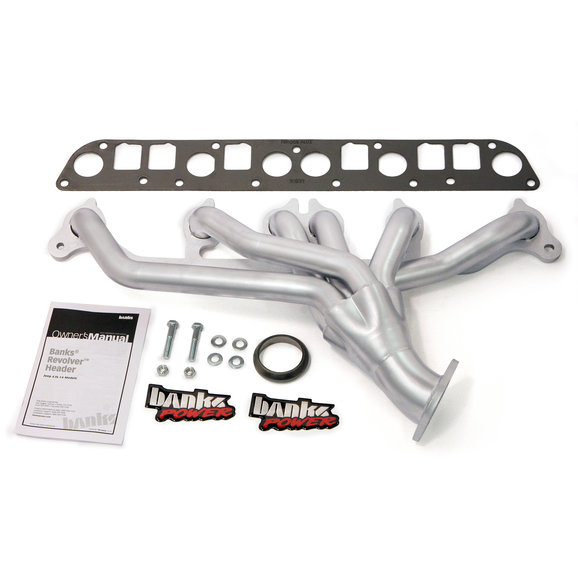 Banks Power Revolver Header Banks Power 51327 Revolver Header for 91-99 Jeep Wrangler YJ, TJ, Cherokee XJ & Comanche MJ with 4.0L