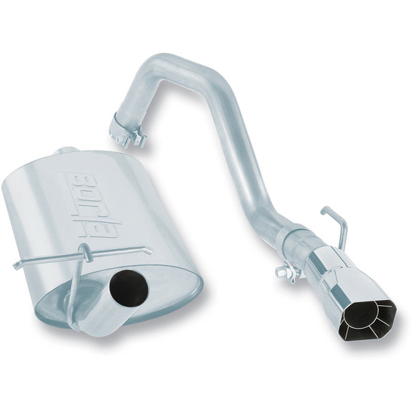 Borla T-304 Stainless Steel Cat-Back System Borla 14352 T-304 Stainless Steel Cat-Back System for 87-90 Jeep Wrangler YJ with 4.2L I-6 Engine