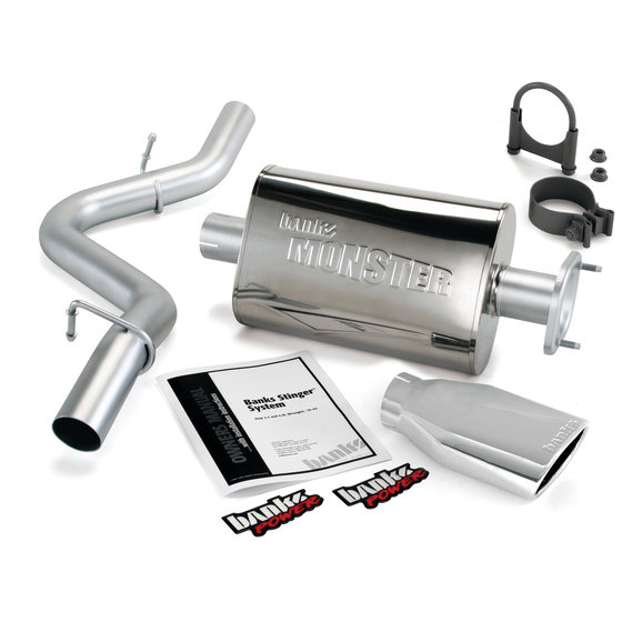 Banks Power Monster Exhaust Banks Power  Monster Exhaust for 00-03 Jeep Wrangler TJ with 2.5/4.0L