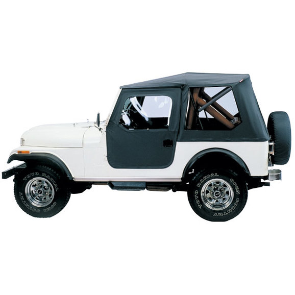 Bestop Tigertop Soft Top in Black Vinyl Bestop 5140801 Tigertop Soft Top in Black Vinyl for 76-86 Jeep CJ-7