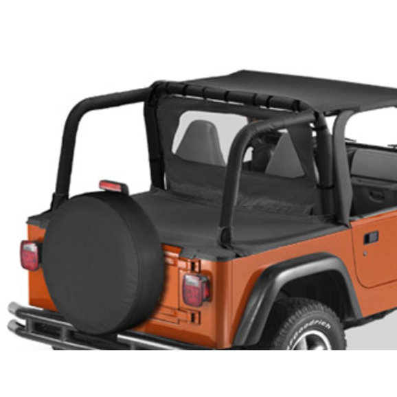 Bestop Full Sport Bar Covers w/ Center Hoop for 97-02 Jeep Wrangler TJ |  Quadratec