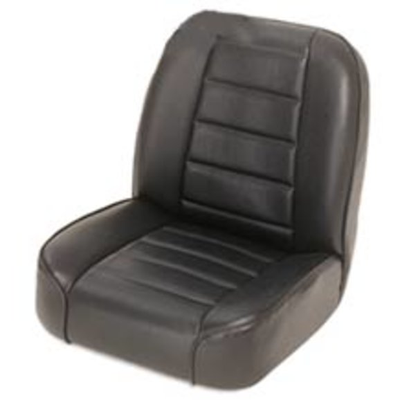 Rugged Ridge 13400.01 Classic LowBack Bucket Seat in Black Vinyl for