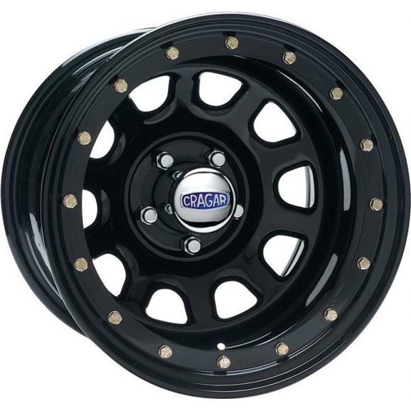 Cragar Series 352 Black Street Lock "D" Window Wheel for Jeep Vehicles