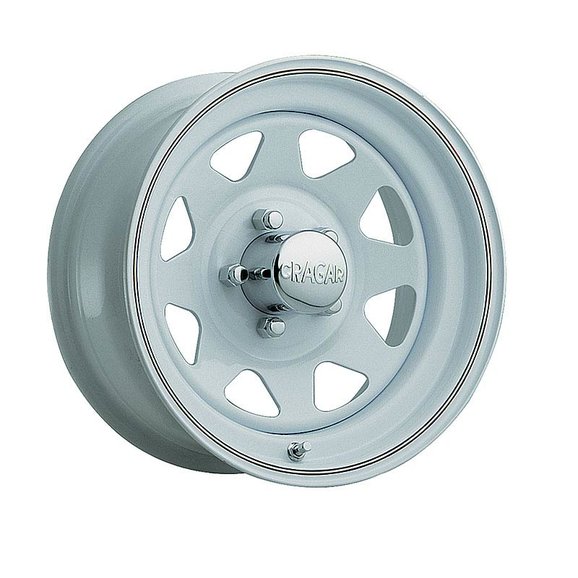 Cragar Series 310 White Nomad I Wheel Cragar Series 310 White Nomad I Wheel for Jeep Vehicles with 5x5.5 Bolt Pattern