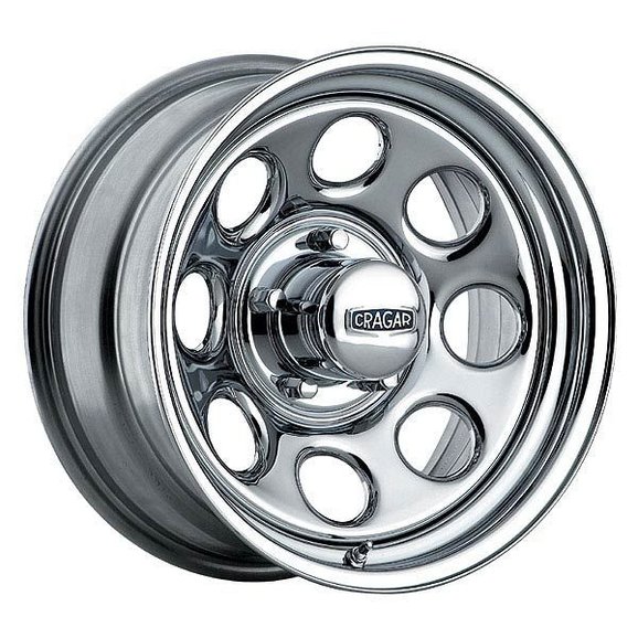 Cragar Series 398 Chrome Soft 8 Steel Wheel for Jeep Vehicles with 5x4