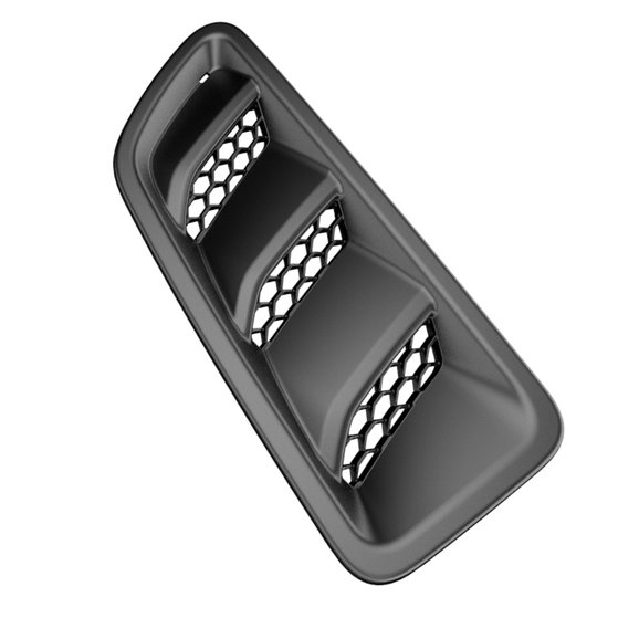 Mopar Hood Air-Inlet Bezel Mopar Hood Air-Inlet Bezel for 18-20 Jeep Wrangler JL and Gladiator JT