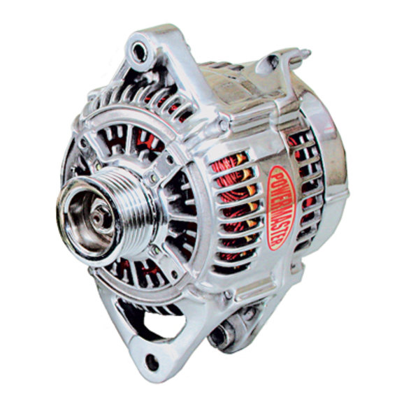 Powermaster 63311 170 / 110 Amp Alternator in Polished Finish for 9101