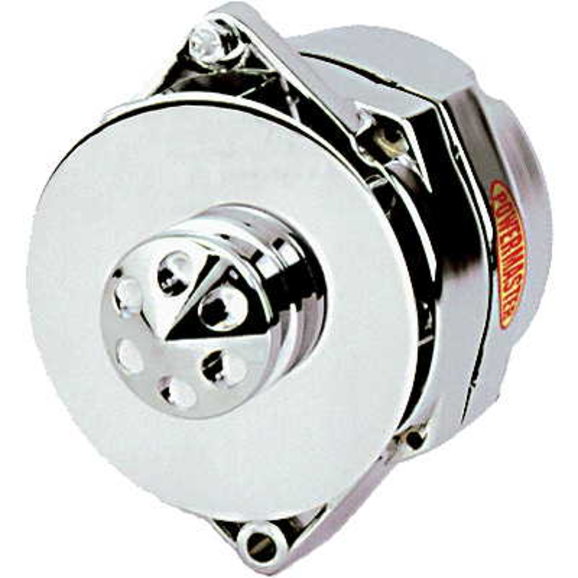 Powermaster 140 / 80 Amp Alternator in Chrome Powermaster 37294 140 / 80 Amp Alternator in Chrome for 81-90 Jeep CJ-5, CJ-7, CJ-8 & Wrangler YJ