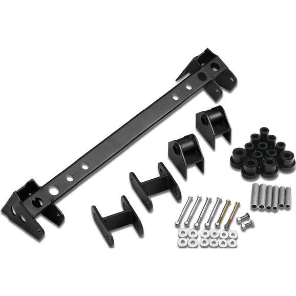 Warrior Products 1-1/2" Lift Shackle Reversal System Warrior Products SR-180-1 1-1/2" Lift Shackle Reversal System for 55-75 Jeep CJ5