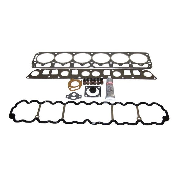 Crown Automotive Upper Valve Grind Gasket Set Crown Automotive 4636982AD Upper Valve Grind Gasket Set for 91-99 Jeep Wrangler YJ & TJ; 91-98 Cherokee XJ & Comanche MJ and 93-98 Grand Cherokee ZJ with 4.0L Engine