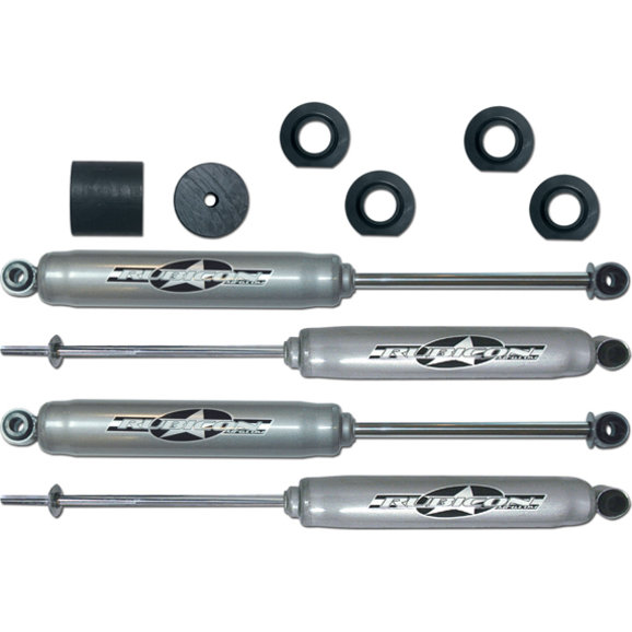 Rubicon RE7030 2 Inch Economy Lift Kit with Twin Tube Shocks for 97-06 Jeep TJ